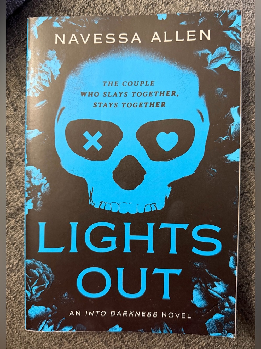 Lights Out Navessa Allen Dark Romance Rom-Com Into Darkness Paperback
